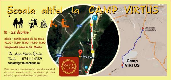Scoala Altfel la CAMP VIRTUS 18-22 Aprilie 2016